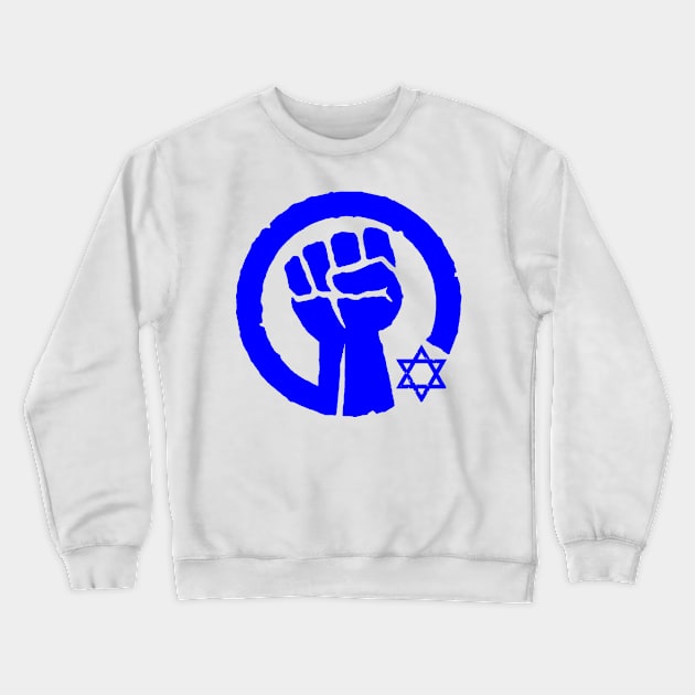 I stand with Israel - Solidarity Fist Crewneck Sweatshirt by skittlemypony